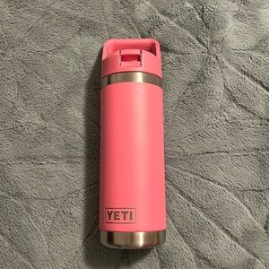 Pink Yeti 18 oz water bottle